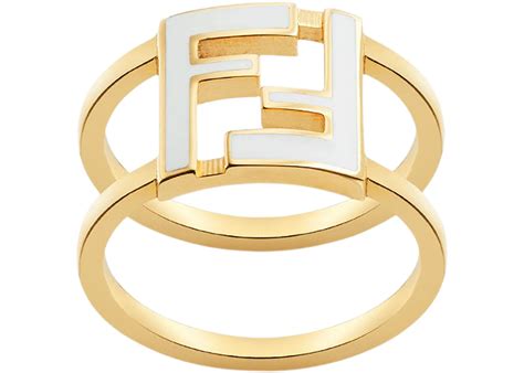 rose gold fendi ring|fendi 18k gold ring.